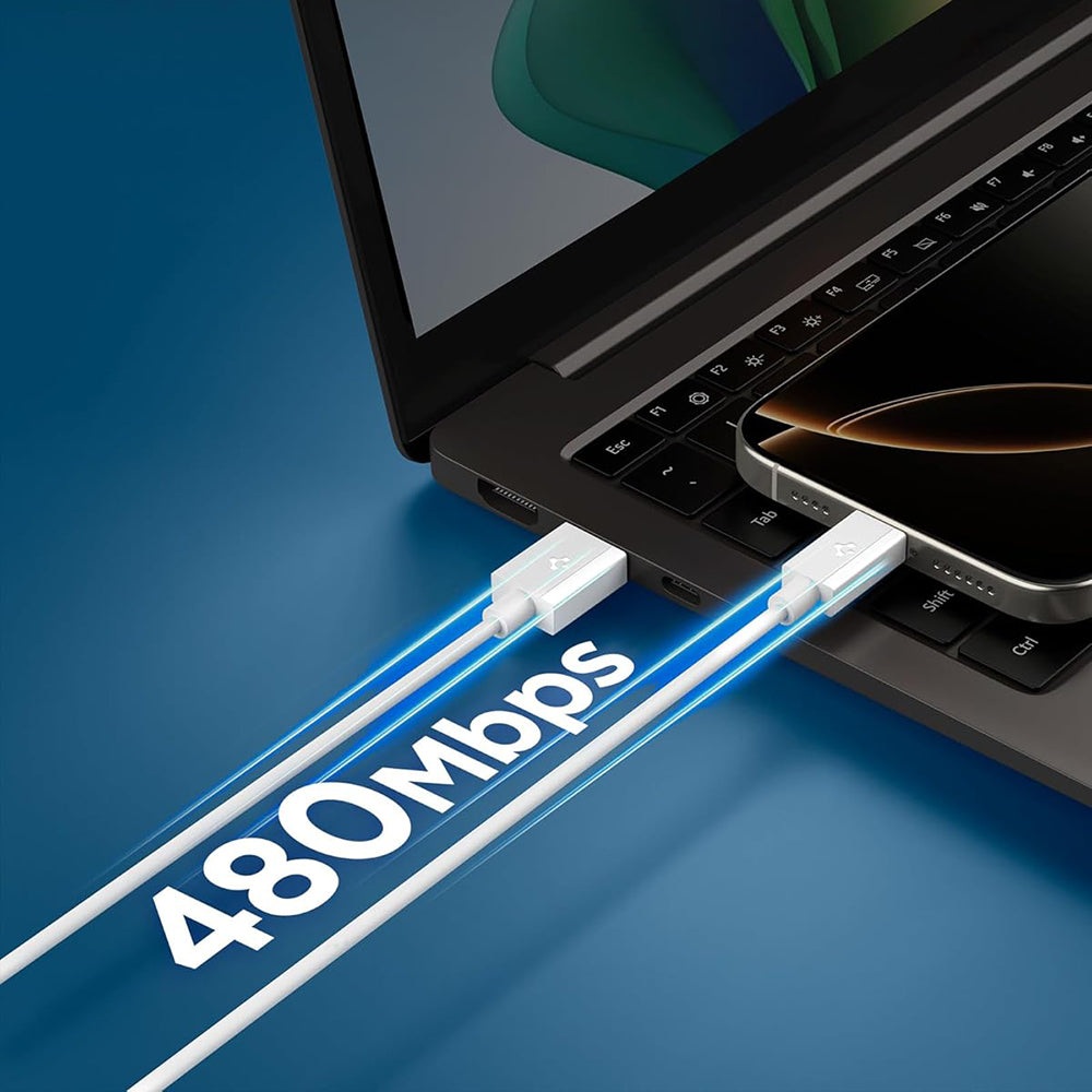 Cablu Spigen Essential EB6015AC USB-A la USB-C 1,5 m – imagine 5