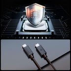 Cablu Spigen Essential EB6015CC USB-C la USB-C 1,5 m – Negru – imagine 6