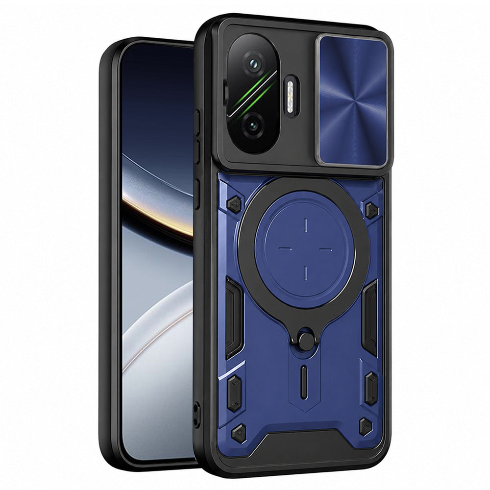 Husă Xiaomi Poco F7 Techsuit CamGuard Pro, albastru – imagine 1