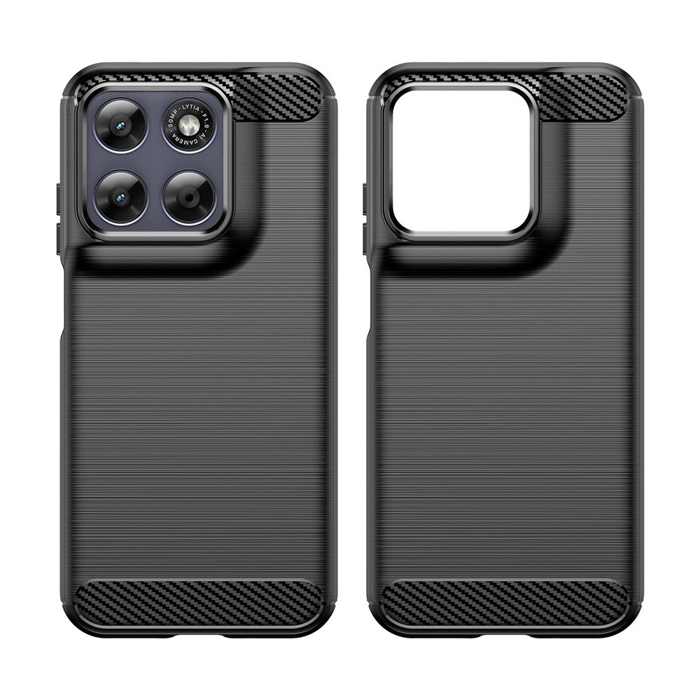 Husă Motorola Moto G87 / Moto G77 / Moto G67 Techsuit Carbon Silicone – imagine 2
