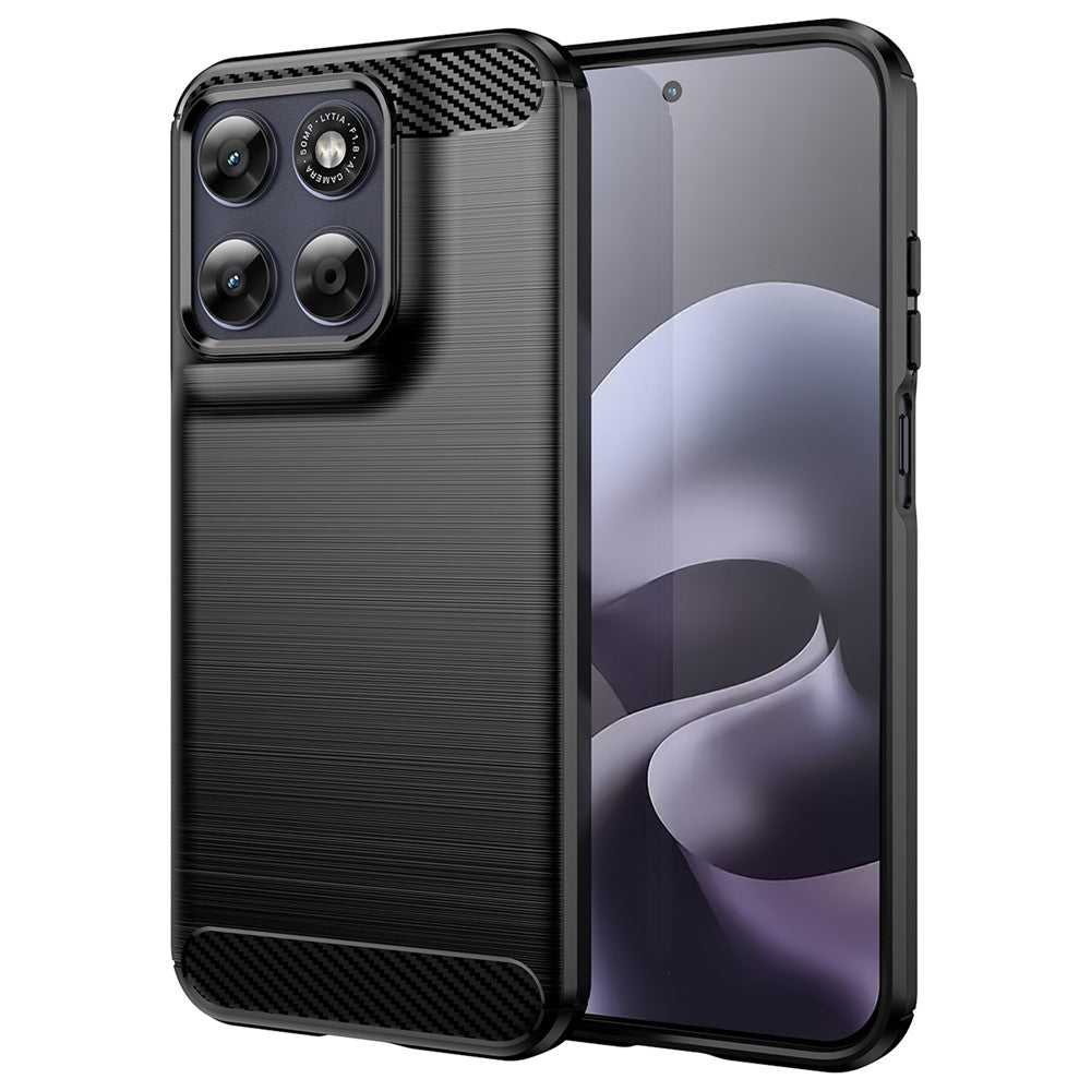 Husă Motorola Moto G87 / Moto G77 / Moto G67 Techsuit Carbon Silicone – imagine 1