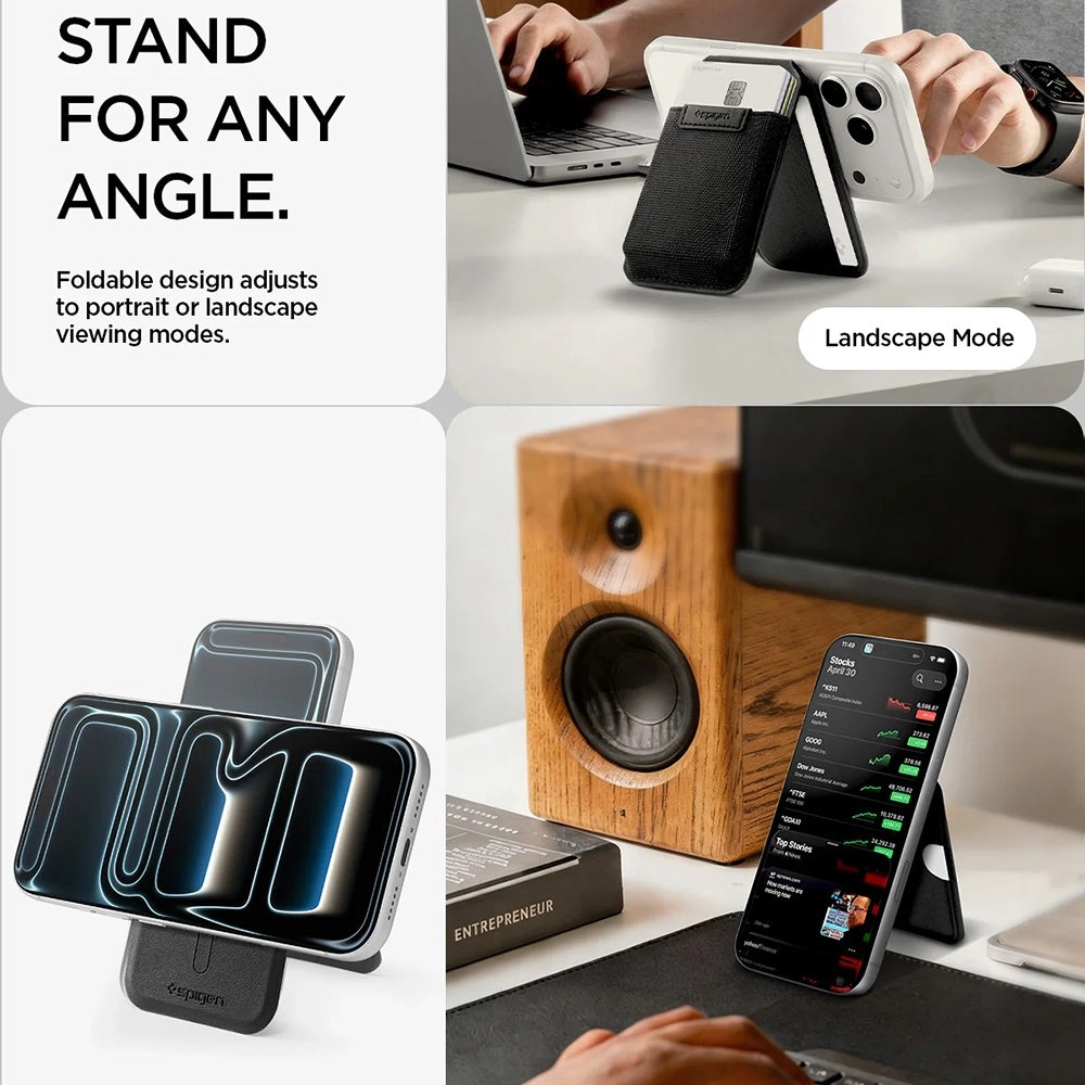 Portofel MagSafe Spigen Slim Fold S314-4 – imagine 5