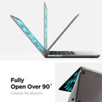 Husă Spigen Airskin MacBook Air 13" (2022 – 2026) – Negru mat (Frost Black) – imagine 9