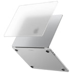 Husă Spigen Airskin MacBook Air 13" (2022 – 2026) – Transparent mat (Frost Clear) – imagine 1