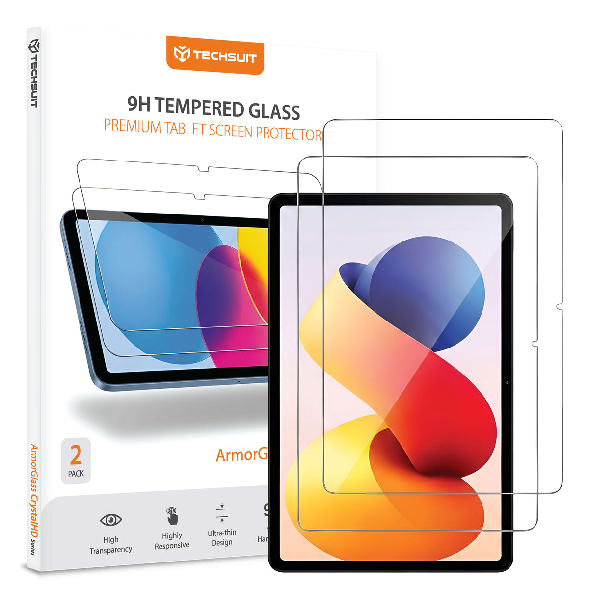 Folie sticlă Xiaomi Redmi Pad 2 Pro Techsuit ArmorGlass CrystalHD, 2 – imagine 1