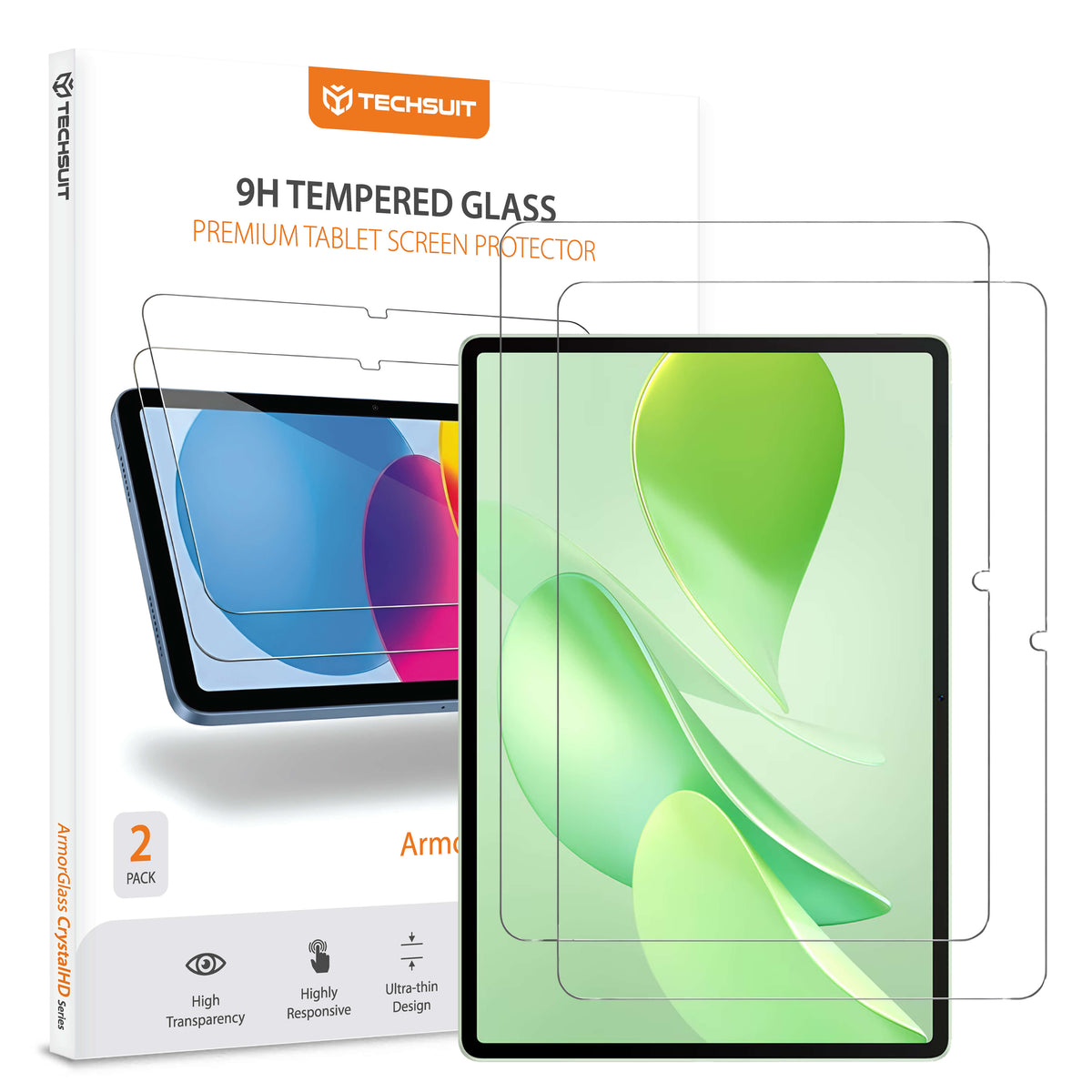 Folie sticlă Huawei MatePad 12 X Techsuit ArmorGlass CrystalHD, 2 buc. – imagine 1