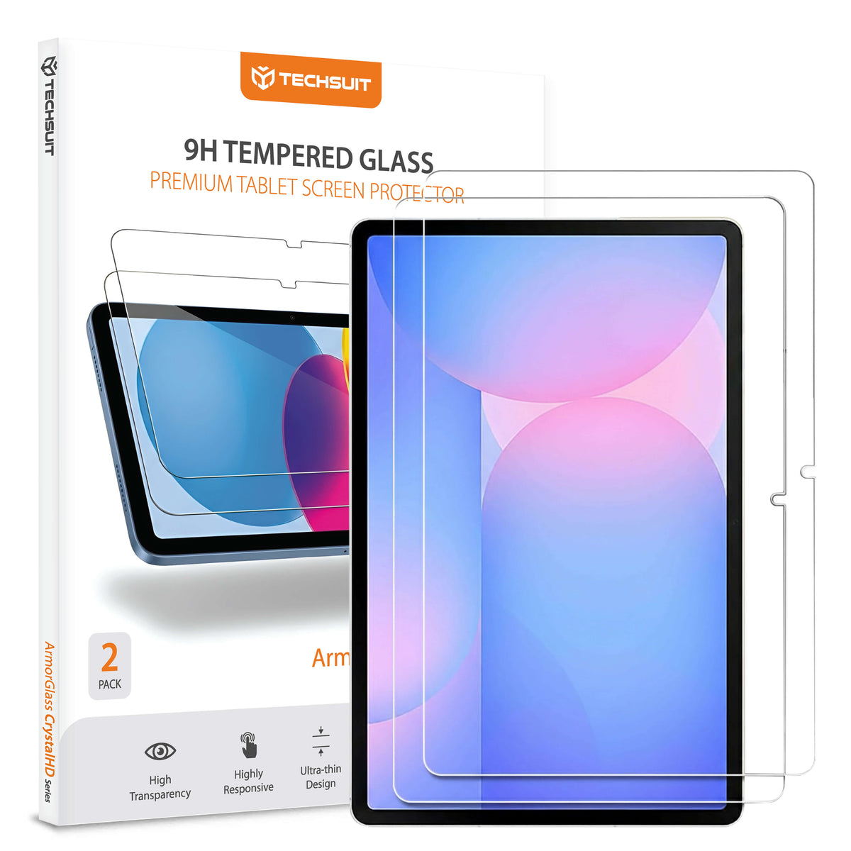 Folie sticlă Samsung Galaxy Tab S10 FE Plus Techsuit ArmorGlass – imagine 1