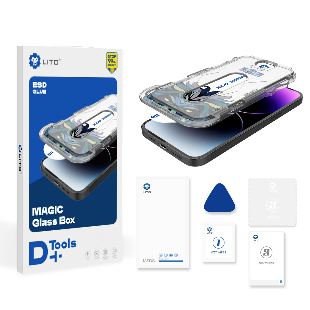 Folie sticlă Lito Magic Glass Box D+ iPhone Air – imagine 3 din 3