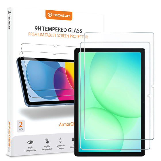 Folie sticlă securizată Techsuit ArmorGlass CrystalHD pentru Samsung Galaxy Tab A9 Plus / A11 Plus – set 2 buc.