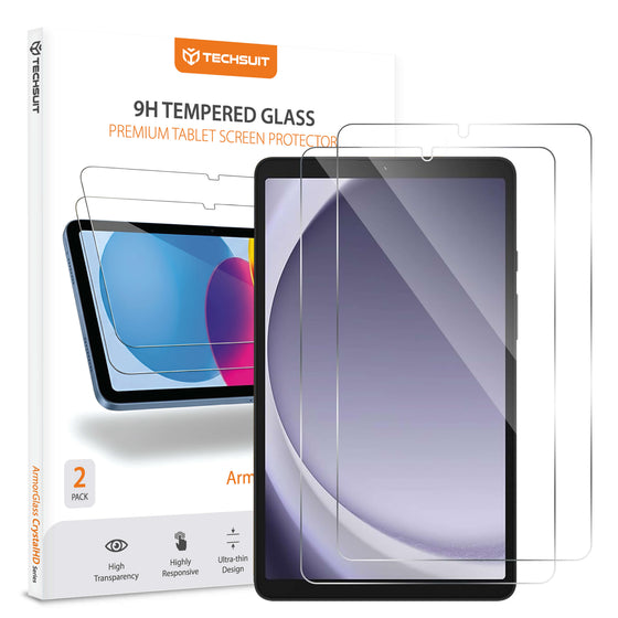 Folie sticlă securizată Techsuit ArmorGlass CrystalHD pentru Samsung Galaxy Tab A9 / A11 – set 2 buc.