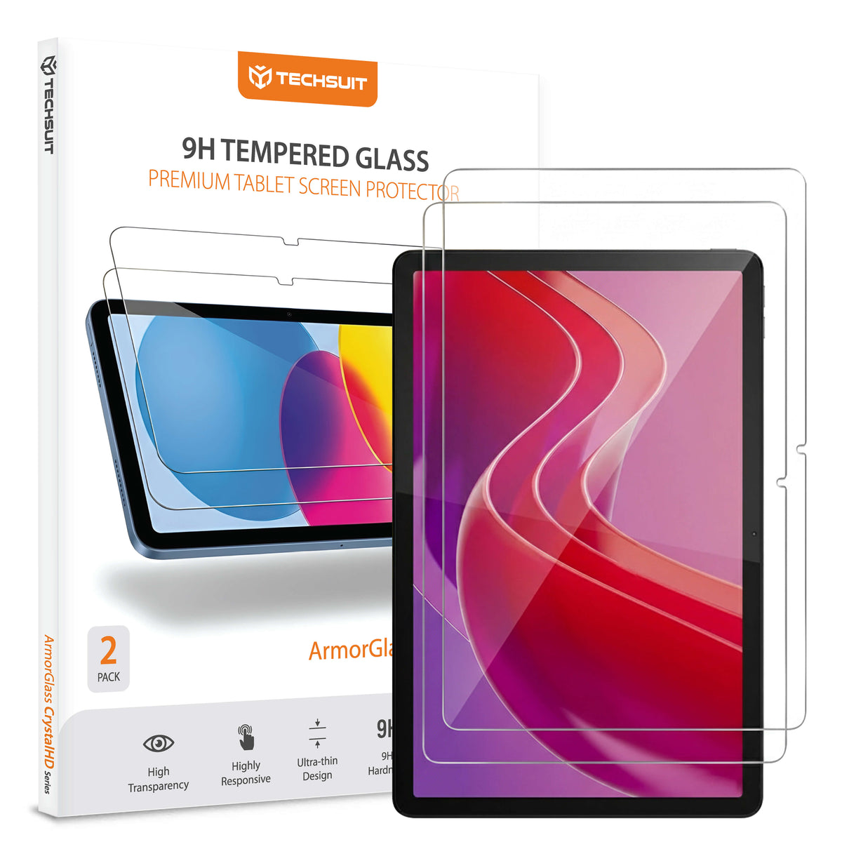 Folie sticlă Lenovo Tab M11 Techsuit ArmorGlass CrystalHD, 2 buc. – imagine 1