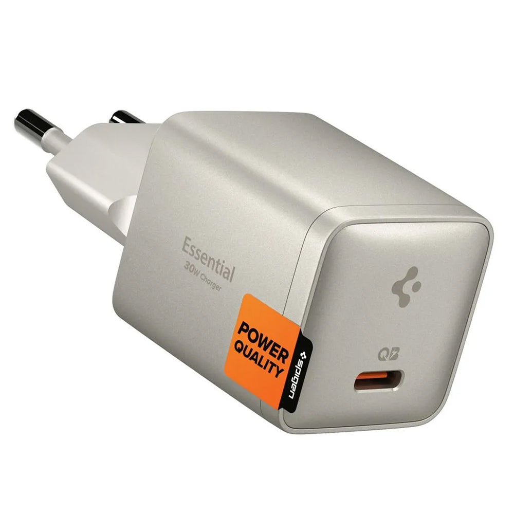 Încărcător Spigen Essential EE301EU USB-C 30W – Titan natural – imagine 4