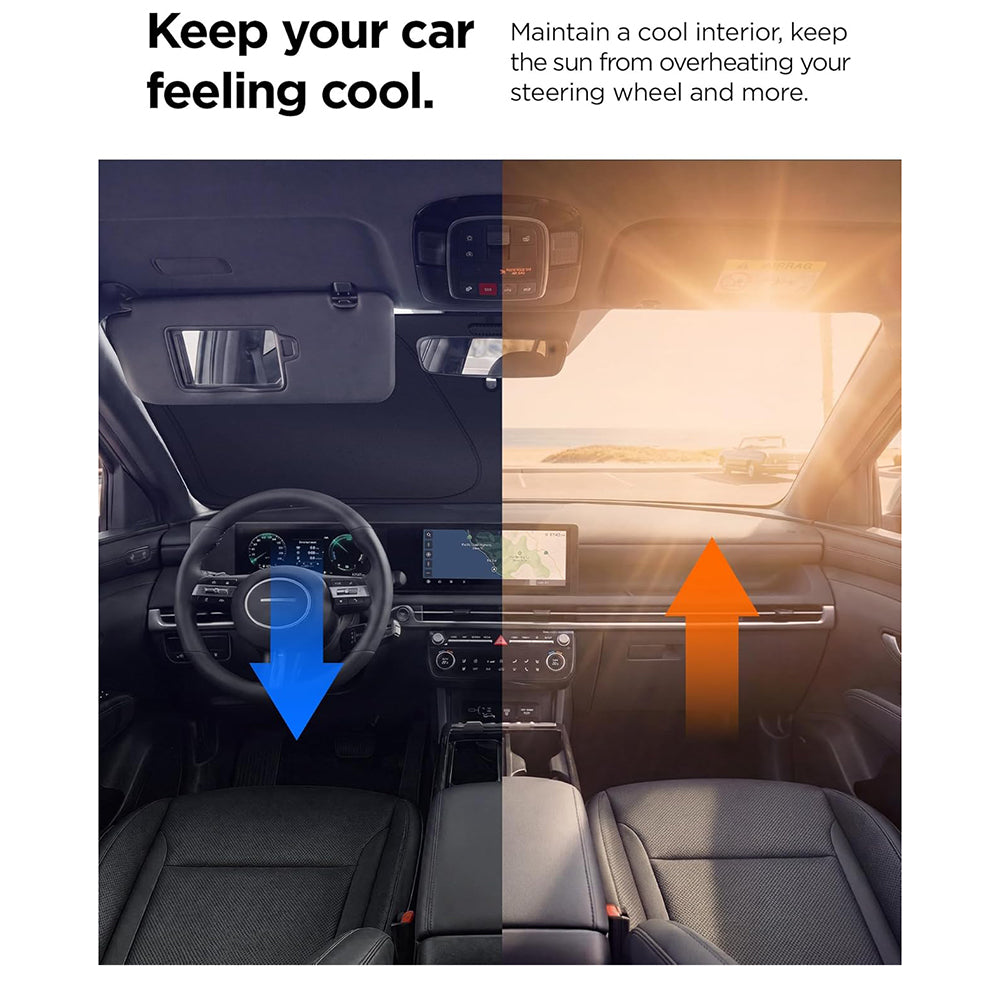 Parasolar parbriz Spigen CryoShade UO260 – M (148 × 85 cm) – imagine 4