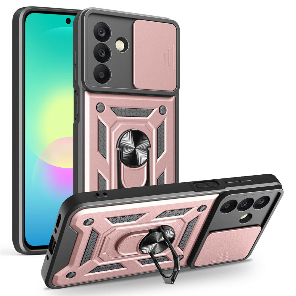 Husă Techsuit CamShield Galaxy A27 5G – Auriu roz – imagine 5