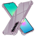 Husă transparentă Techsuit Shockproof Clear Silicone Galaxy A27 5G – Negru fumuriu – imagine 1