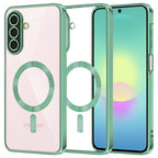 Husă transparentă Techsuit Luxury Crystal MagSafe Galaxy A27 5G – Verde deschis – imagine 11