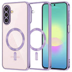 Husă transparentă Techsuit Luxury Crystal MagSafe Galaxy A27 5G – Mov deschis – imagine 13