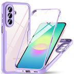 Husă 360 Techsuit ColorVerse cu folie de ecran Galaxy A27 5G – Mov – imagine 2