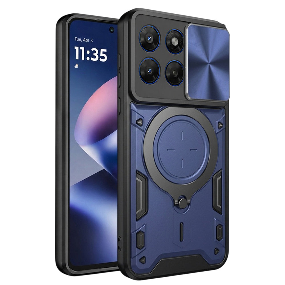 Husă Motorola Moto G37 / Moto G47 Techsuit CamGuard Pro, albastru – imagine 1