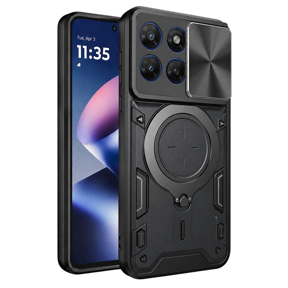 Husă Motorola Moto G37 / Moto G47 Techsuit CamGuard Pro, negru – imagine 1
