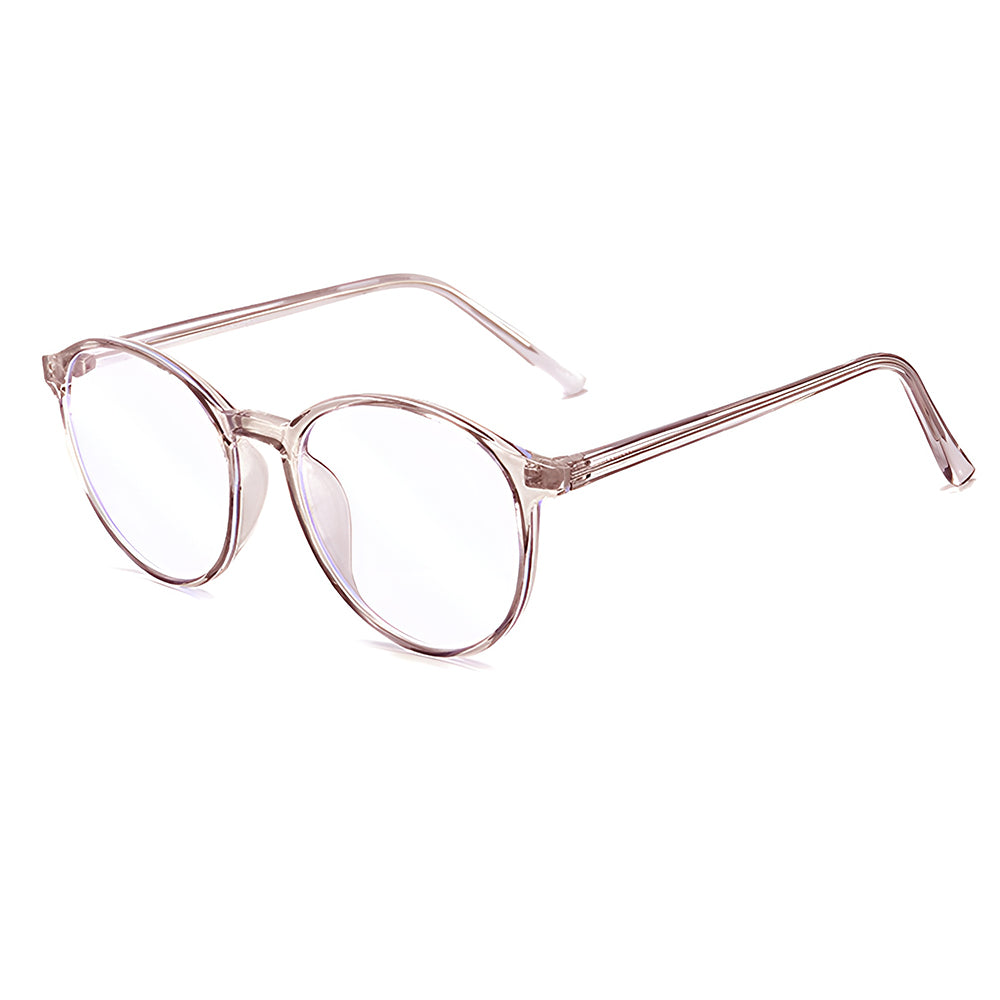 Ochelari lumină albastră, ramă rotundă TR90 16 g – Techsuit F8551 – Maro – imagine 2