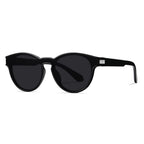 Ochelari de soare polarizați unisex, lentilă unică, TR90 – Techsuit – Negru lucios / gri – imagine 5