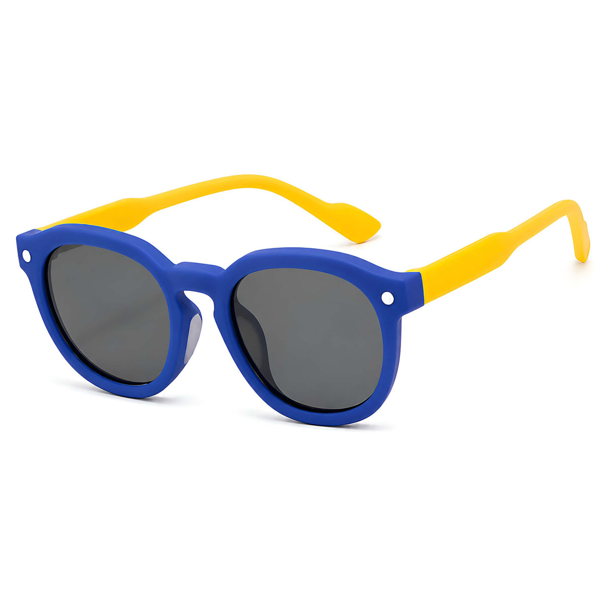 Ochelari soare polarizați premium copii 4–10 ani – Techsuit 616 – Albastru / galben – imagine 3