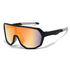 Ochelari de soare fotocromatici copii, sport, UV – Techsuit 22312 – Portocaliu / negru – imagine 1