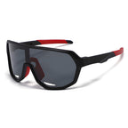 Ochelari de soare fotocromatici copii, sport, UV – Techsuit 22312 – Negru / roșu – imagine 7