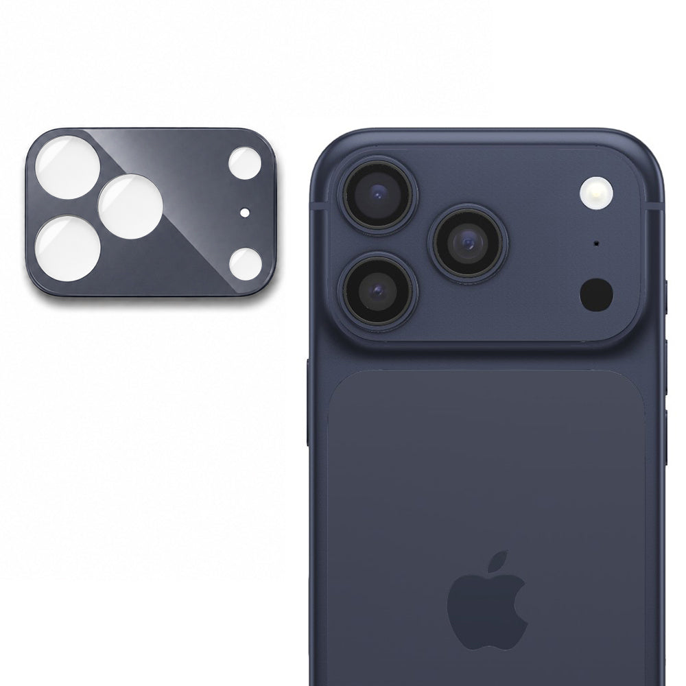 Protecție cameră Techsuit iPhone 17 Pro, sticlă 9H – Albastru închis – imagine 7