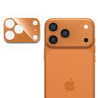Protecție cameră Techsuit Full Camera Glass iPhone 17 Pro Max – Portocaliu – imagine 3 din 8