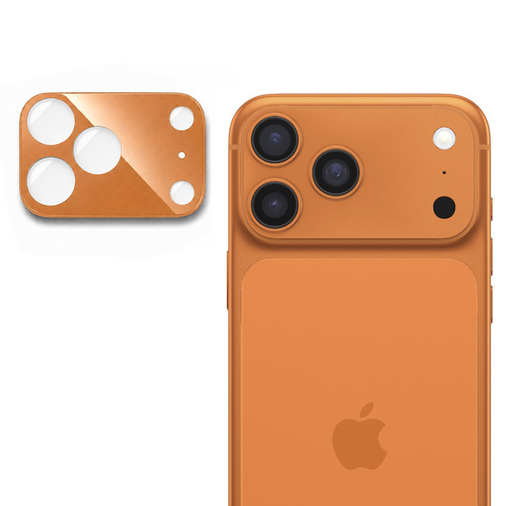 Protecție cameră Techsuit Full Camera Glass iPhone 17 Pro Max – Portocaliu – imagine 3 din 8