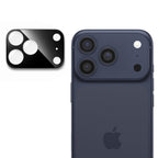 Protecție cameră Techsuit iPhone 17 Pro, sticlă 9H – Negru – imagine 1
