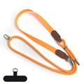 Șnur telefon la gât sau crossbody, portocaliu – Techsuit TLN1O – imagine 1
