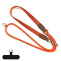 Șnur telefon la gât sau crossbody, portocaliu închis – Techsuit TLN9O – imagine 1