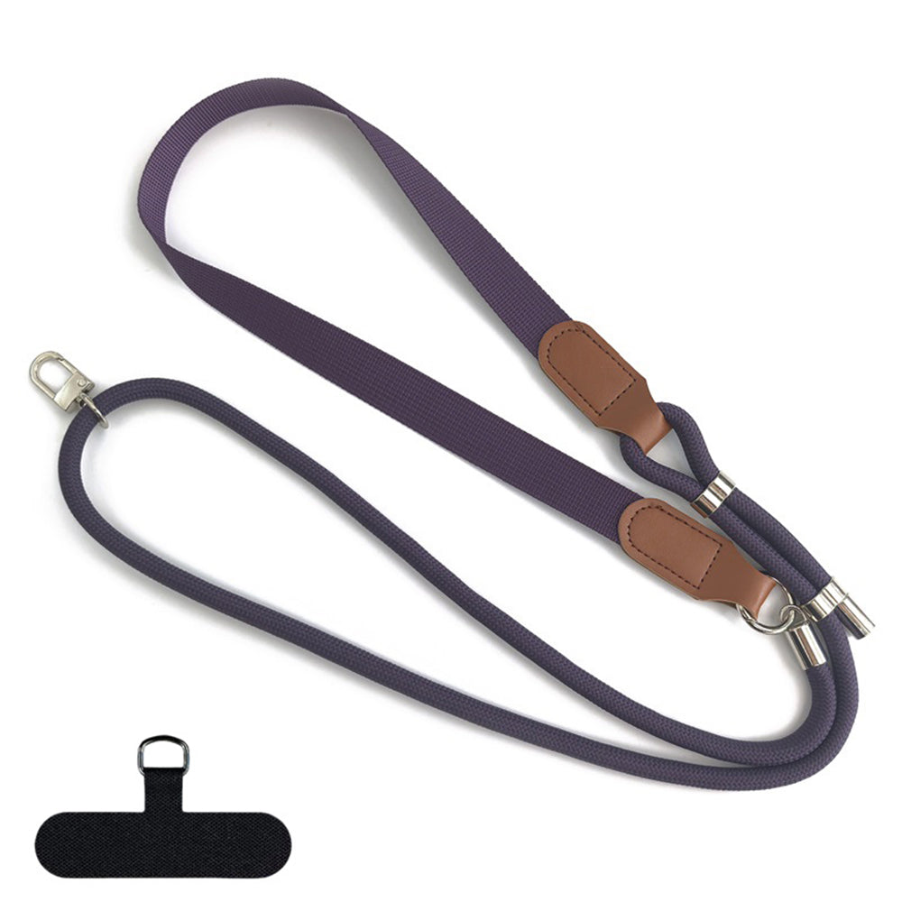 Șnur telefon la gât sau crossbody, mov – Techsuit TLN13P – imagine 1