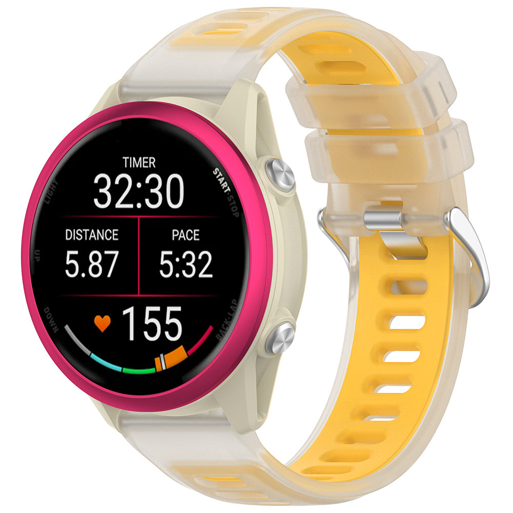 Curea Samsung Galaxy Watch (46 mm) Techsuit W084, silicon, galben – imagine 2