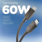 Cablu Spigen Essential EB6015CC USB-C la USB-C 1,5 m – Gri închis (Gunmetal) – imagine 16