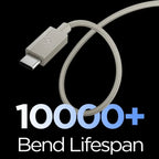 Cablu Spigen Essential EB6015CC USB-C la USB-C 1,5 m – Bej titan (Natural Titanium) – imagine 27