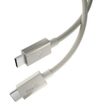 Cablu Spigen Essential EB6015CC USB-C la USB-C 1,5 m – Bej titan (Natural Titanium) – imagine 22