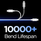 Cablu Spigen Essential EB6015CC USB-C la USB-C 1,5 m – Alb – imagine 14