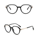 Ochelari lumină albastră unisex, ramă browline – Techsuit TM1062 – Negru – imagine 2