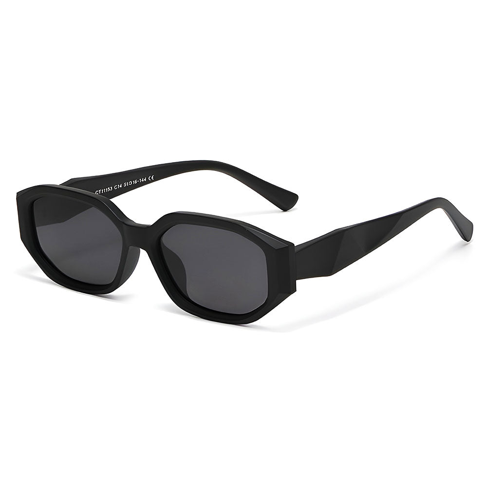 Ochelari soare polarizați adolescenți 10–16 ani – Techsuit 11153 – Negru – imagine 1