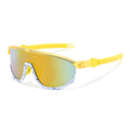 Ochelari soare sport polarizați copii 4–10 ani – Techsuit 2025 – Galben – imagine 2