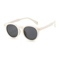 Ochelari soare polarizați copii 3–5 ani, ramă rotundă – Techsuit 602 – Bej – imagine 2