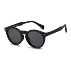 Ochelari soare polarizați copii 3–5 ani, ramă rotundă – Techsuit 602 – Negru – imagine 3