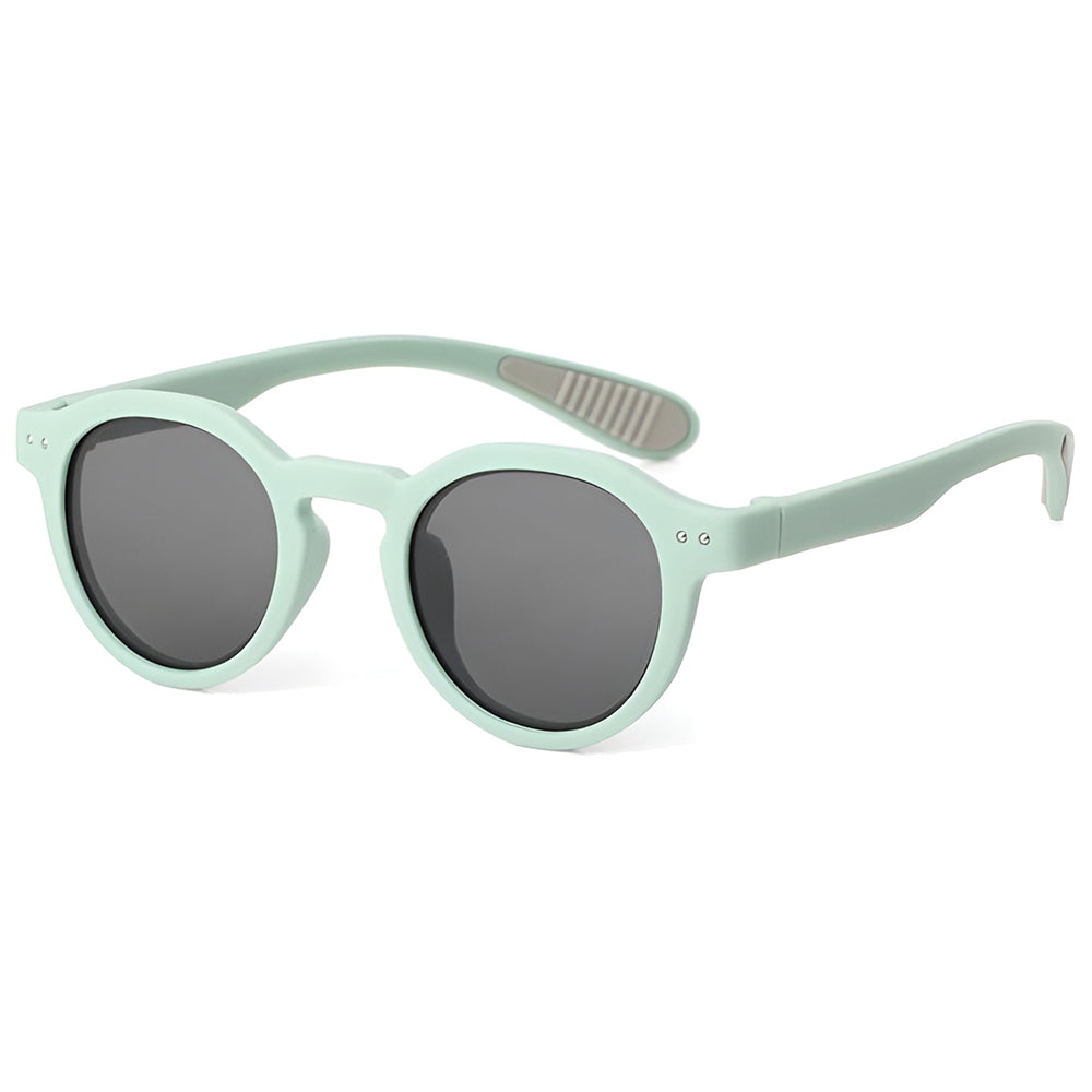 Ochelari soare polarizați copii 3–5 ani, ramă TPE – Techsuit 8443 – Verde mentă – imagine 7