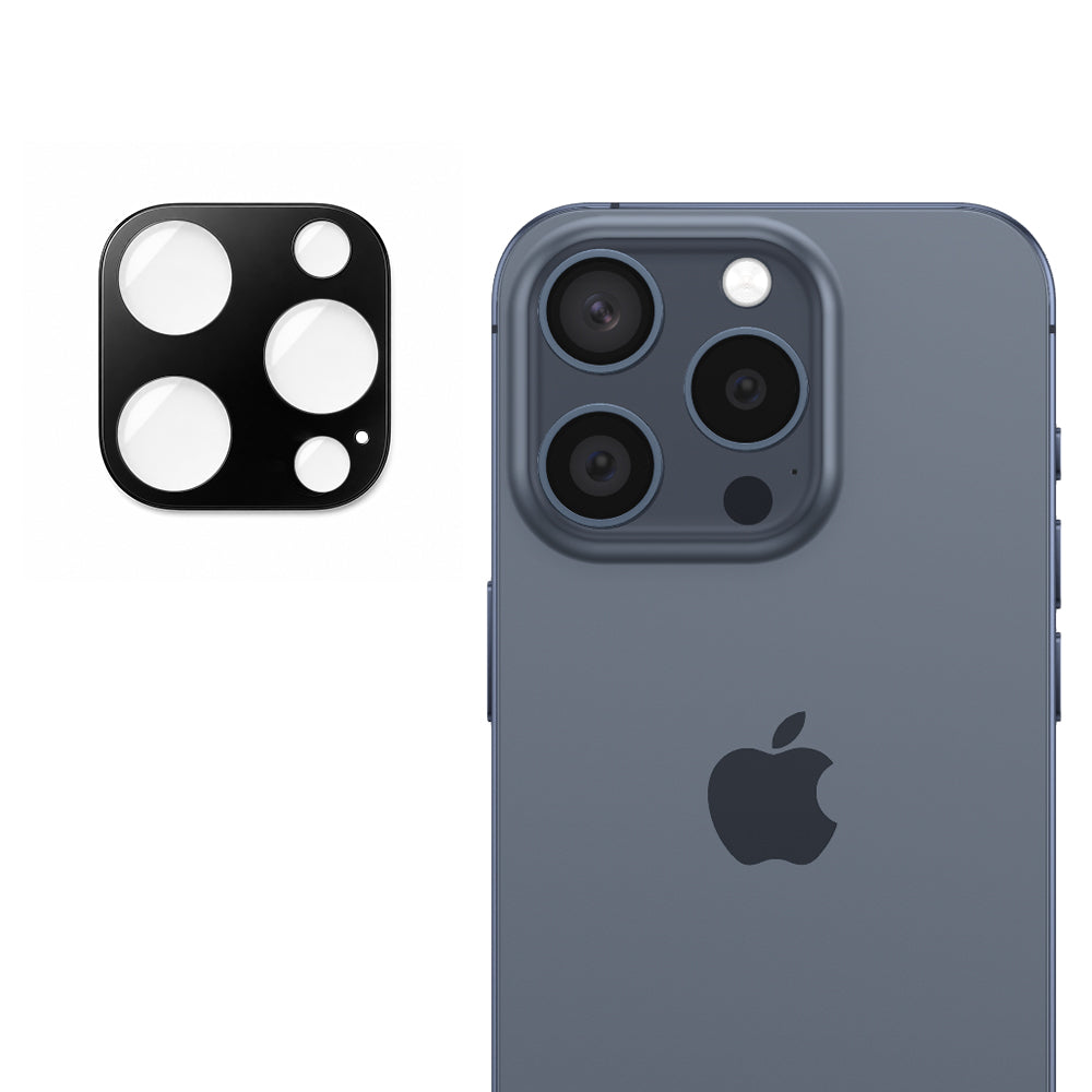 Protecție cameră Techsuit iPhone 15 Pro / 15 Pro Max, sticlă 9H – imagine 1