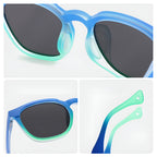 Ochelari soare polarizați copii 3–5 ani, UV400 – Techsuit 691 – Negru cu flăcări – imagine 13