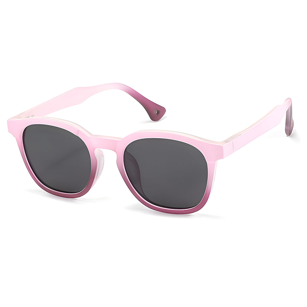 Ochelari soare polarizați copii 3–5 ani, UV400 – Techsuit 691 – Roz / mov – imagine 10